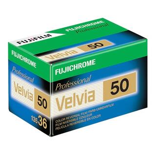 Fujifilm Fujichrome Velvia 50 135-36 E6 Positiv Dias 135-film. 36 eksp.