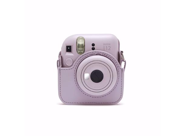 Fujifilm Instax Mini 12 Case Lilla Lilac Purple. Instax Mini 12 kameraveske 