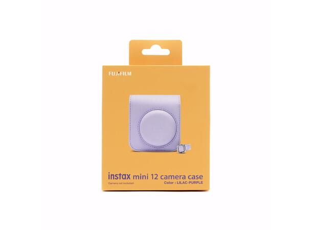 Fujifilm Instax Mini 12 Case Lilla Lilac Purple. Instax Mini 12 kameraveske 