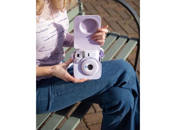 Fujifilm Instax Mini 12 Case Lilla Lilac Purple. Instax Mini 12 kameraveske
