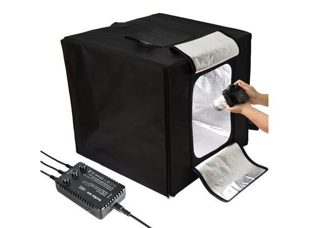 Godox LED-Lystelt 40x40x40 Lystelt med LED lys for produktfoto 