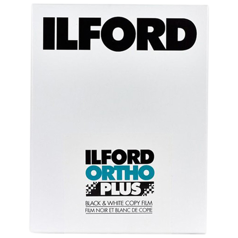 Ilford Ortho Plus 8x10 Bladfilm 8x10&quot; 25 Ark