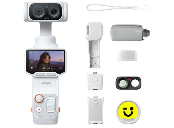 Insta360 Luna Ultra Creator Bundle Hvit Stellar White Creator Bundle 
