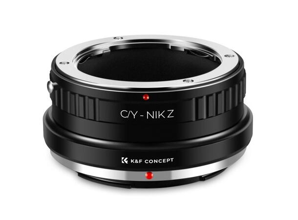 K&F Adapter for Nikon Z til C / Y Bruk C / Y objektiv på Nikon Z 