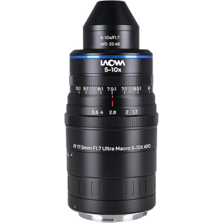 Laowa Aksen 17.5mm F/1.7 - 5-10x RF Ultra Makro APO - Canon RF