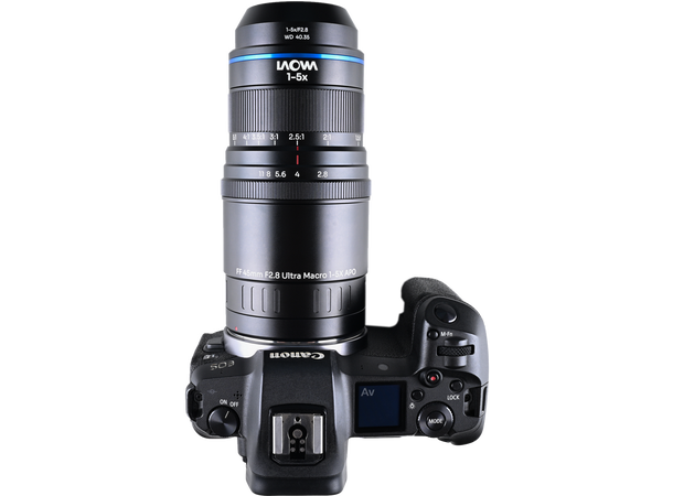 Laowa Aksen 45mm F/2.8 - 1-5x Ultra Makro APO - Canon RF 