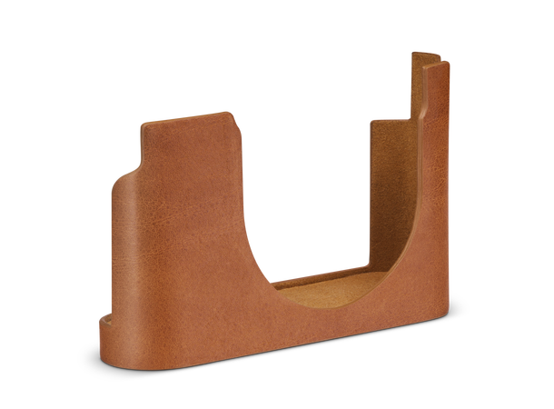 Leica Lærveske til D-Lux 8 Cognac Flott halvveske til Leica D-Lux 8 