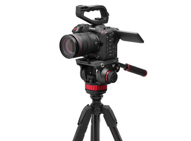 Manfrotto MVH502AH + MT055XPRO3 Videostativ med videohode 