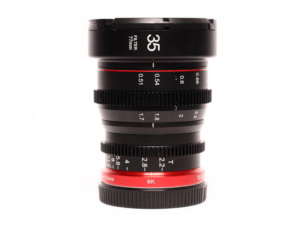 Meike 35mm T:2.2, BRUKT BRUKT, Se beskrivelse, for Canon RF 