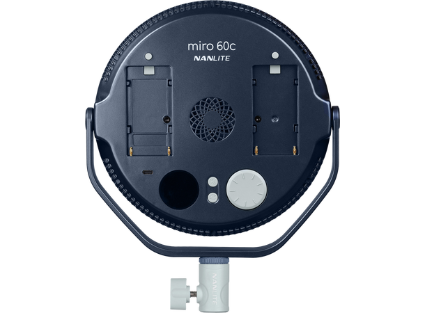 Nanlite Miro 60c LED Full-color, Rundlys Kompakt og kraftig LED-lys Midnight blue 