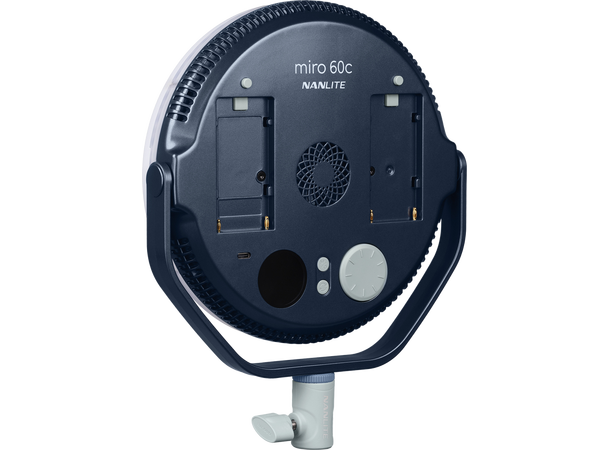 Nanlite Miro 60c LED Full-color, Rundlys Kompakt og kraftig LED-lys Midnight blue 