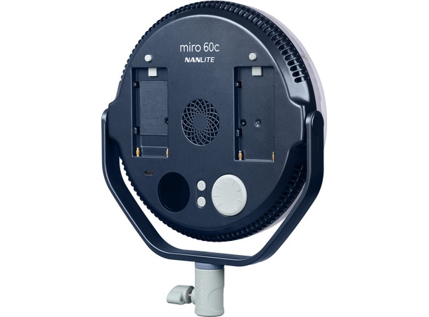 Nanlite Miro 60c LED Full-color, Rundlys Kompakt og kraftig LED-lys Midnight blue 