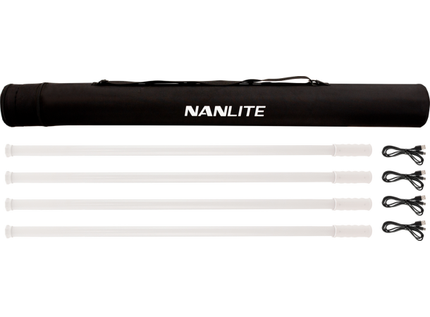 Nanlite Pavotube T8-7X 4 light kit 1 meter LED pixel-tube. Veier kun 280g 