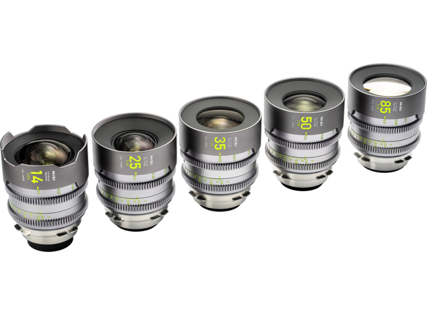 NiSi Cine Lens Set Athena Prime Rewind Sett med 5 objektiver, PL-Mount 