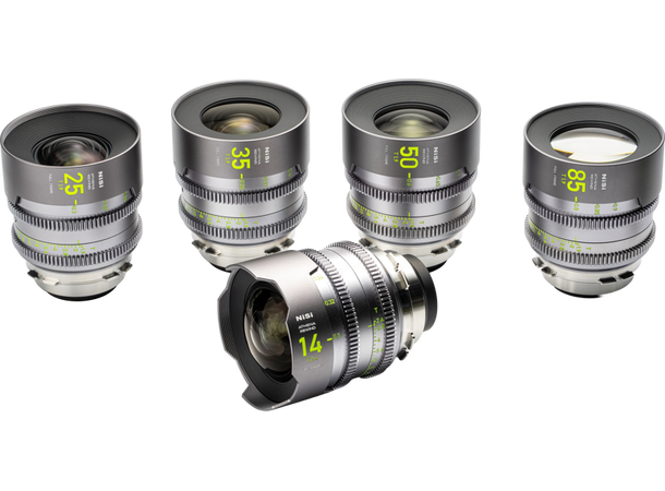 NiSi Cine Lens Set Athena Prime Rewind Sett med 5 objektiver, PL-Mount 