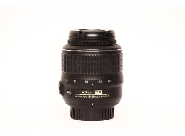 Nikon 18-55mm 3,5-5,6G AF-S DX VR BRUKT BRUKT, Se beskrivelse 