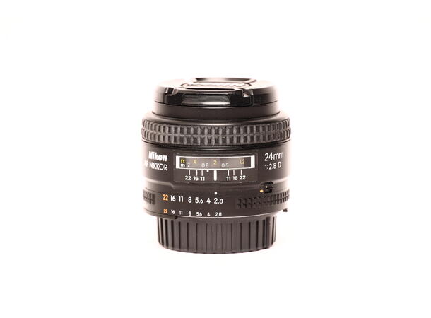 Nikon 24mm f/2.8 AF-D BRUKT BRUKT, Se beskrivelse 