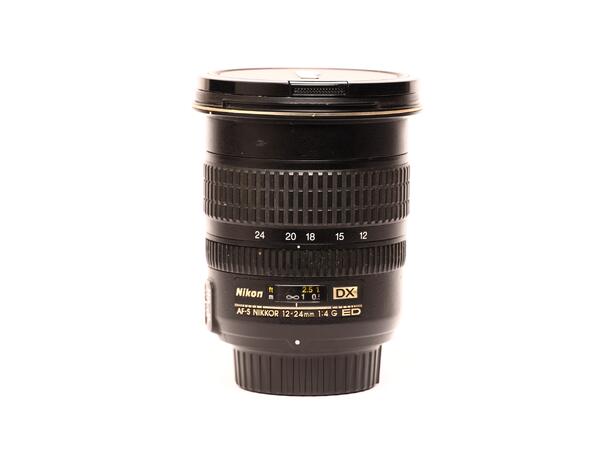Nikon AF-S 12-24mm 1:4 G ED DX BRUKT BRUKT, Se beskrivelse 