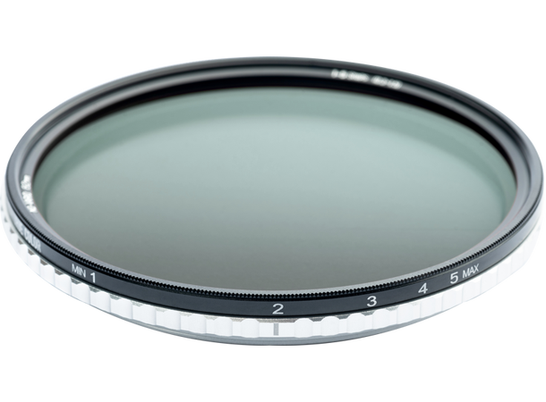 Nisi ND-Vario 1-5 Stop True Color 77mm Variabelt gråfilter fra 1-5 stopp 