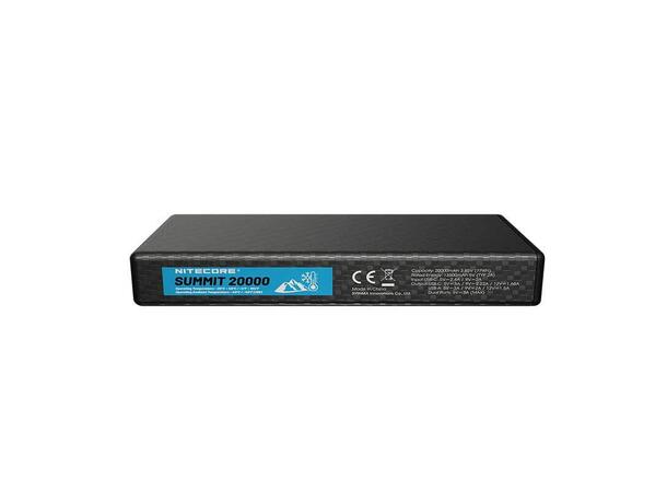 Nitecore Summit 20000 Powerbank 20000mAh IPX5 For kalde temperaturer 