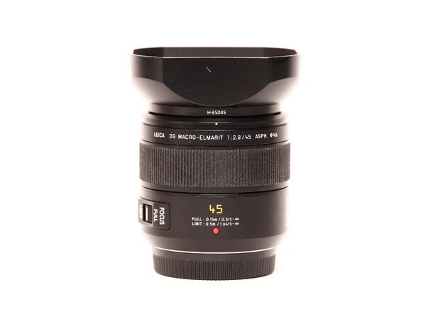 Panasonic Leica DG 45mm 1:2.8 ASPH BRUKT BRUKT, Se beskrivelse 