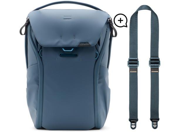 Peak Design Everyday Backpack 20L + Reim Inkludert Slide Lite - 20L Ocean 