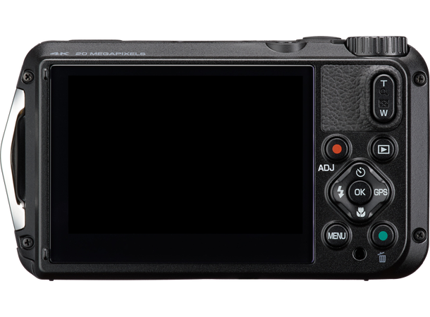 Pentax WG-8 Sort Vanntett og støtsikkert kamera 