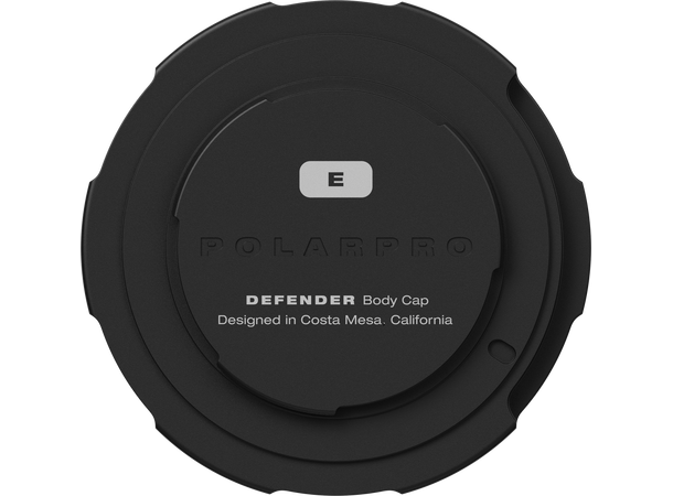 PolarPro Body cap Slate Canon RF Robust, slitesterk aluminium 