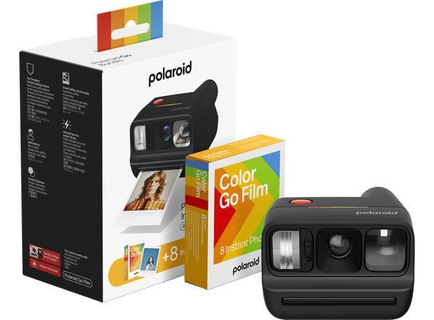 Polaroid Go Gen 3 Color film bundle Sort Inkludert en pakke med film (8 bilder) 