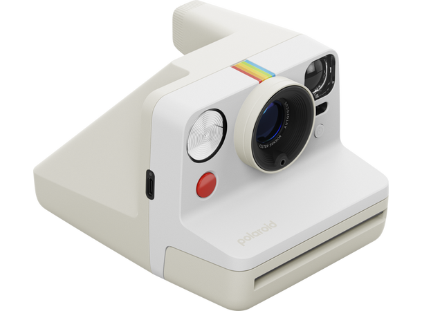 Polaroid Now Gen 3 Pebble White Instantkamera, I-Type og 600 film 