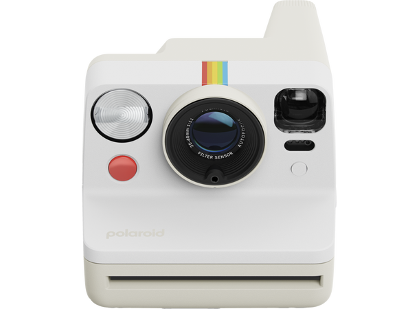 Polaroid Now Gen 3 Pebble White Instantkamera, I-Type og 600 film 