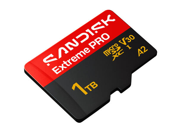 Sandisk MicroSD Extreme Pro V30 1TB Rask, robust, pålitelig, profesjonell 