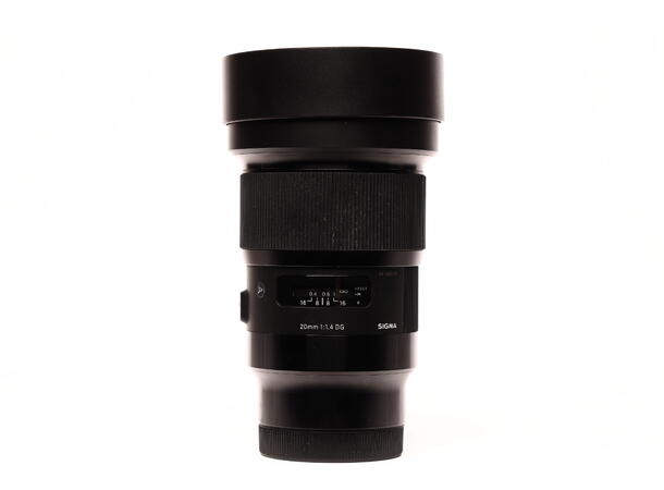 Sigma 20mm f/1.4 DG DN Art BRUKT BRUKT, Se beskrivelse, for L-mount 