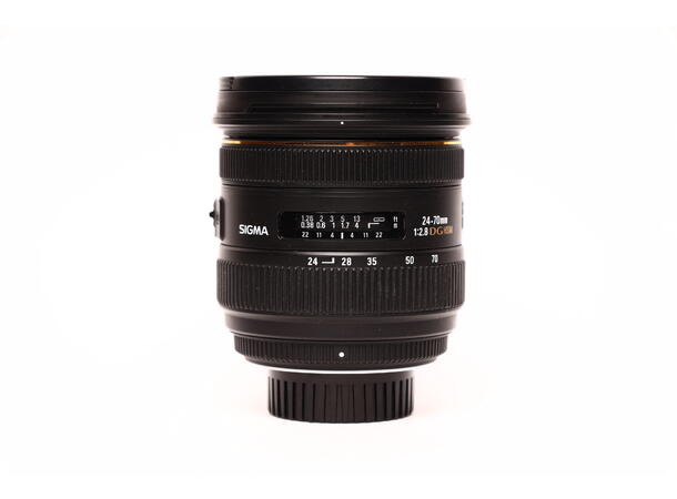 Sigma 24-70mm 1:2.8 DG HSM EX BRUKT BRUKT, Se beskrivelse, for Nikon F