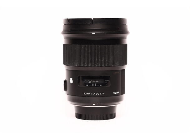 Sigma 50mm f/1.4 DG Art, BRUKT BRUKT, Se beskrivelse, for Nikon F 