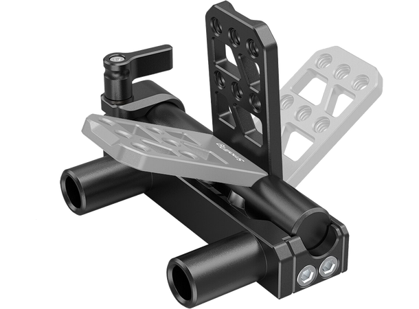 SmallRig 2802 Dobbel 15mm Batterihengsle For V-mount m/justeringsarm 