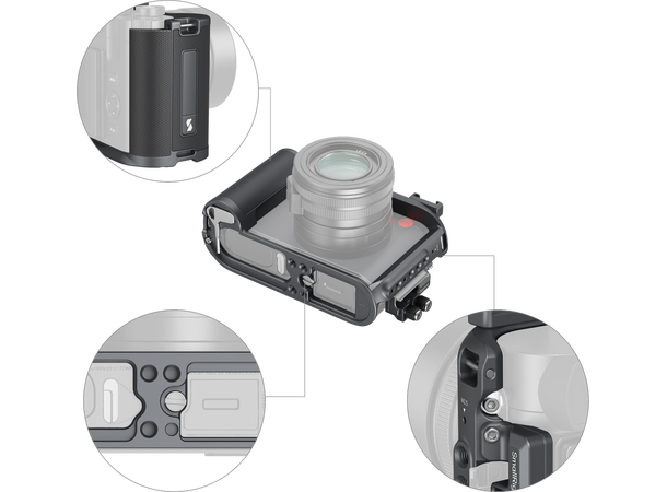 SmallRig 4567 Cage Kit for Leica Q3 Cage for Leica Q3 og Q3 43 