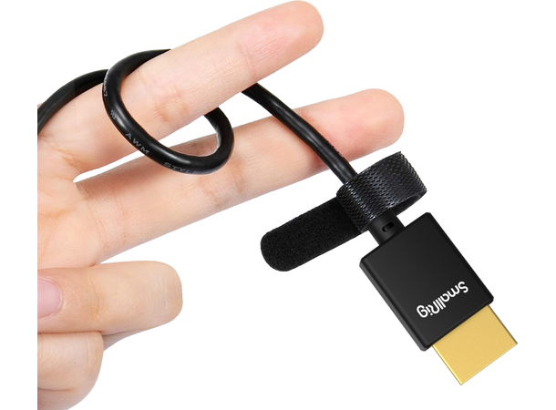 Smallrig 2957 HDMI Cable (A to A) 55cm Full HDMI til Full HDMI, Ultra Slim 4K 