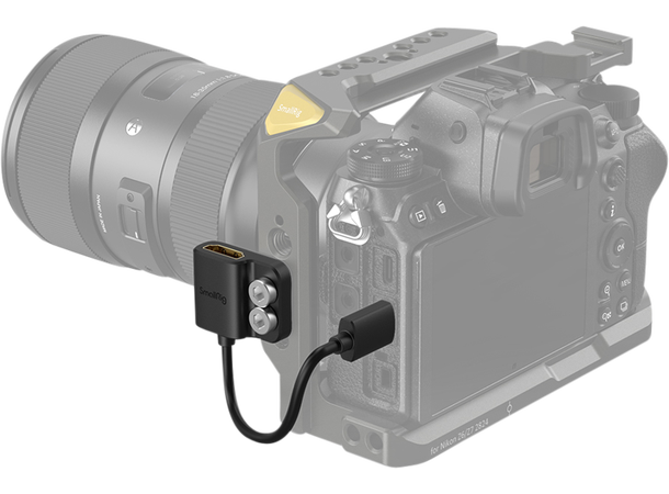 Smallrig 3020 HDMI adapterkabel (C to A) Mini HDMI hann til Full HDMI hunn 