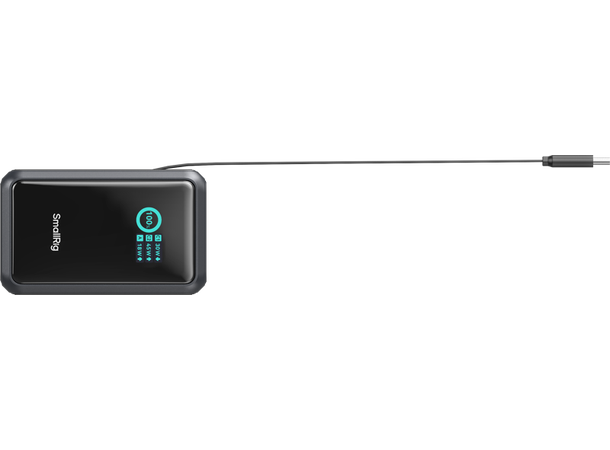 Smallrig 6057 Nano36 Power Bank 10 000 mAh, innebygd USB-C ledning 
