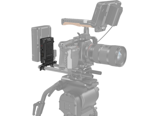 Smallrig Batteri Adapter Plate V-Mount med Dual Rod clamp (enkel versjon) 