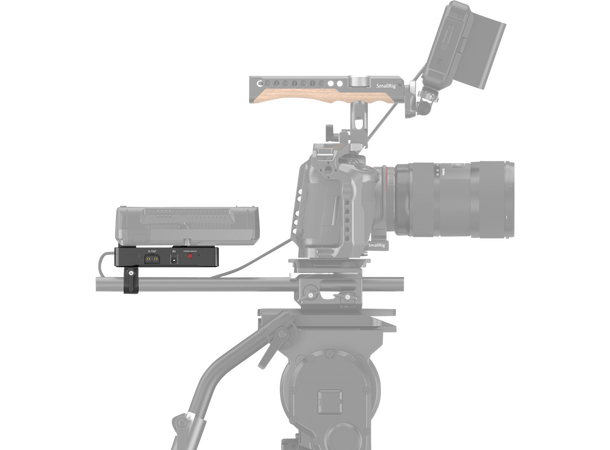 Smallrig Batteri Adapter Plate V-Mount med Dual Rod clamp (enkel versjon) 