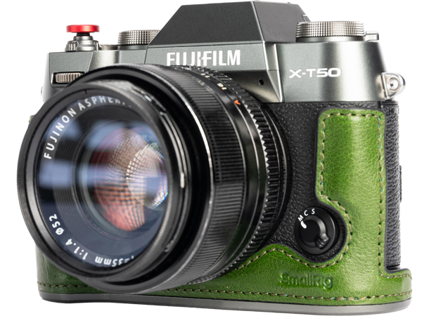 Smallrig Halvveske i Lær, Fujifilm X-T50 Grønn farge 
