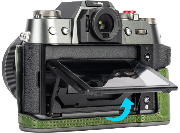 Smallrig Halvveske i Lær, Fujifilm X-T50 Grønn farge 