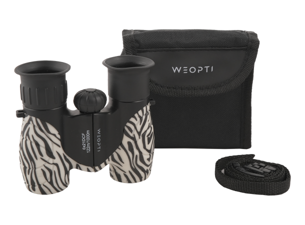 Weopti Adventure 6x21 Sebra Kikkert som er spesialdesignet for barn 
