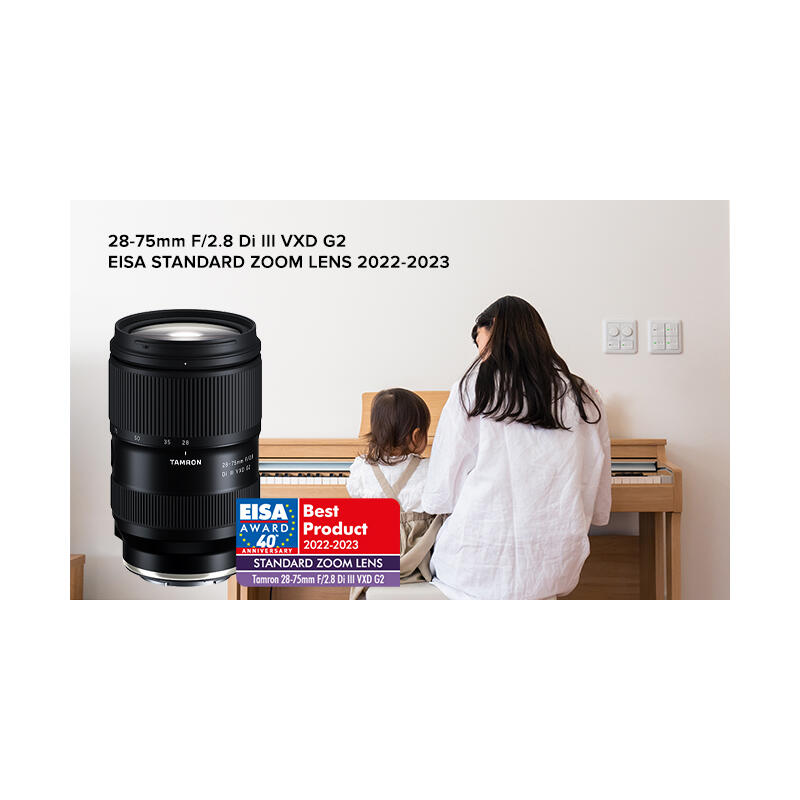 Tamron 28-75mm f/2.8 Di III VXD G2 Sony Lyssterk standardzoom for