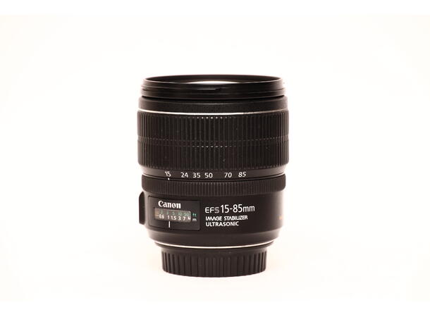 Canon EF-S 15-85mm 1:3.5-5.6 IS BRUKT BRUKT, Se beskrivelse 