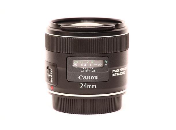 Canon EF 24mm f/2.8 IS USM BRUKT BRUKT, Se beskrivelse 