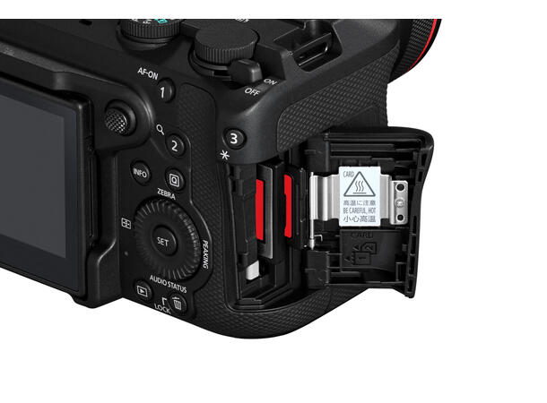 Canon EOS R6 V hus 7K 60p RAW, Open Gate 