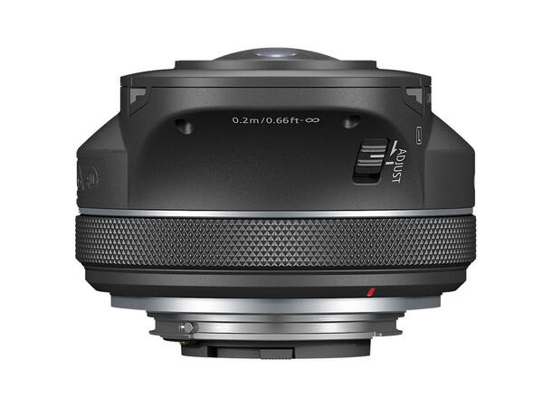 Canon RF-S 3.9mm F3.5 STM DUAL FISHEYE 180° VR opptak på en singel sensor 